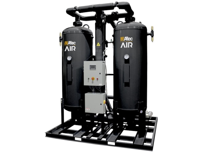 Altec AIR HRE-0250-2-E9L, 250 SCFM Heated Regenerative Desiccant Air Dryer