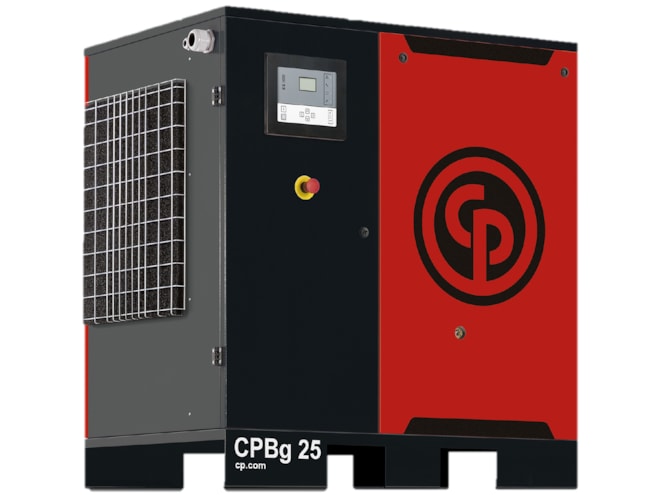 Chicago Pneumatic CPBg 29 BM, 30 HP 130.3 CFM Rotary Screw Air Compressor