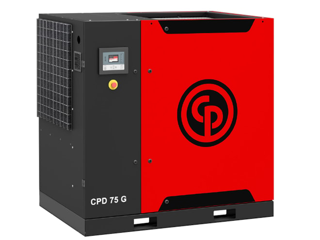 Chicago Pneumatic CPD 100 G, 100 HP 460V Rotary Screw Air Compressor