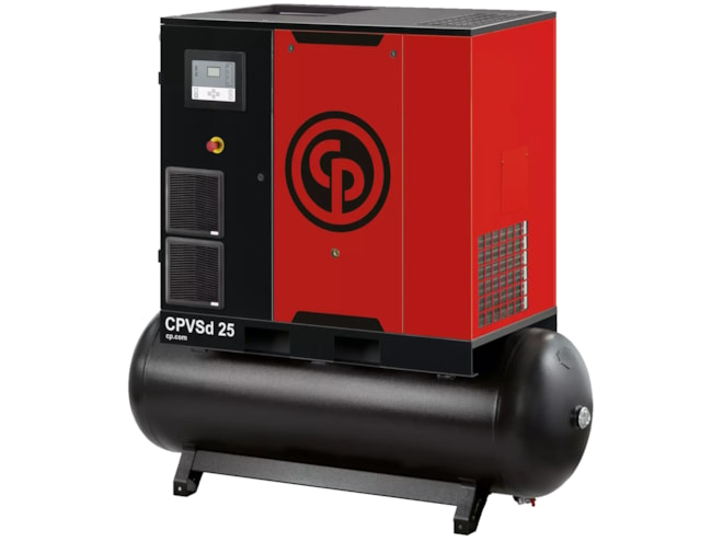 Chicago Pneumatic CPVSd 15 D TM, 15 HP 230 V Rotary Screw Air Compressor