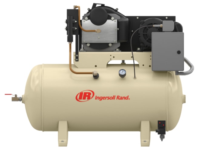 Ingersoll Rand W-Series Tank Mounted Oilless Scroll Air Compressor