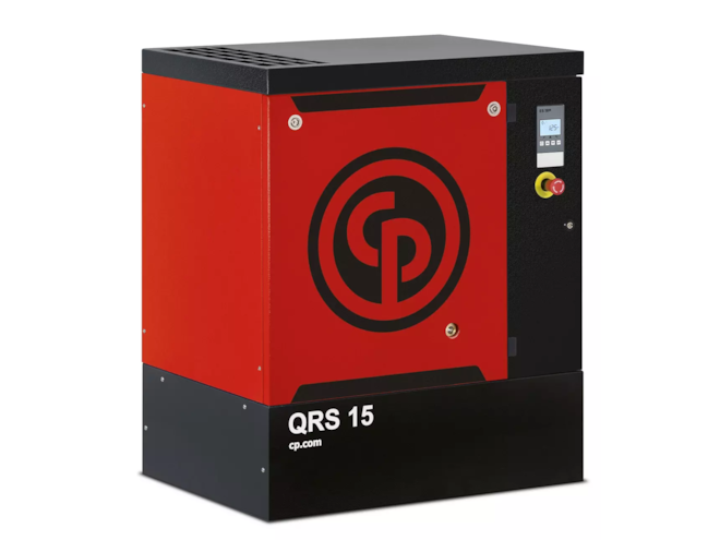 Chicago Pneumatic QRS 15 HP, 49.2 CFM at 150 PSI Rotary Screw Air Compressor