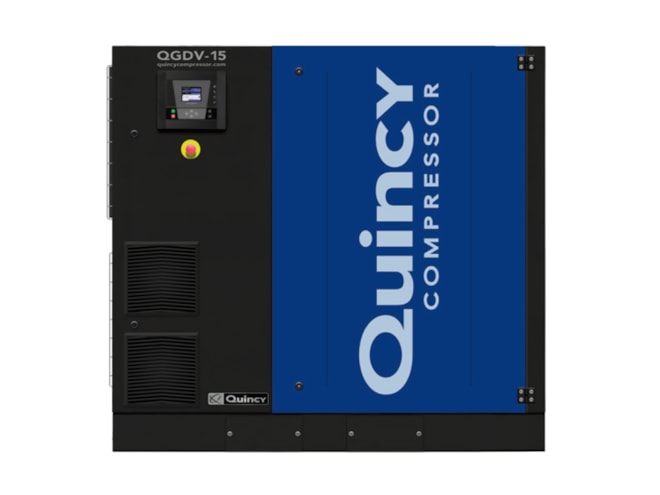 Quincy Compressor QGDV-15-BM, 15 HP Rotary Screw Air Compressor