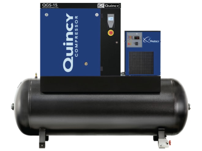 Quincy Compressor QGS 15 TMD-3, 15 HP Rotary Screw Air Compressor