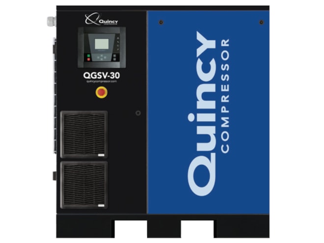 Quincy Compressor QGSV-20s BM-460, 20 HP Rotary Screw Air Compressor