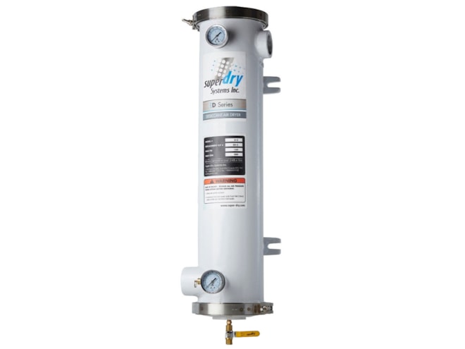 Super-Dry 280-130, 200 SCFM Desiccant Air Dryer with Humidity Gauge