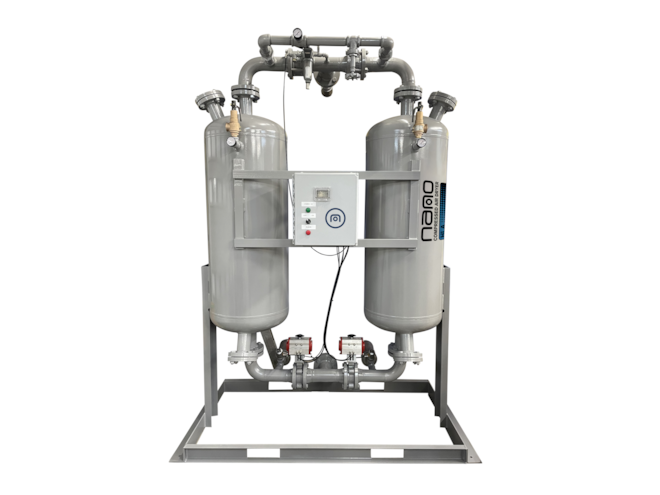 nano-purification solutions HLA 800 LDP, 800 SCFM Desiccant Air Dryer