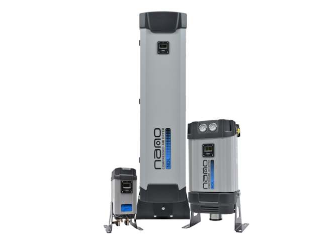 nano-purification solutions NDL 050 GF-ES, 20 SCFM Desiccant Air Dryer
