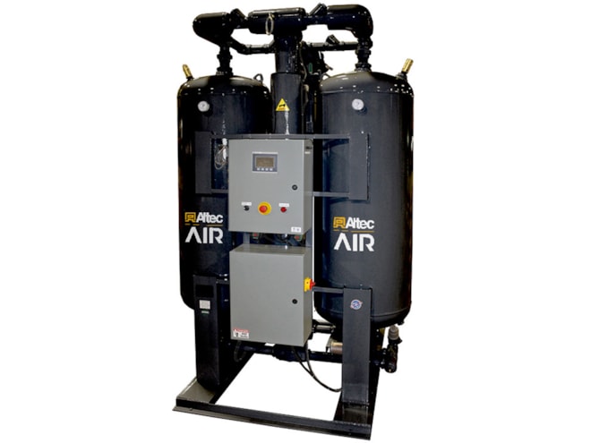 Altec AIR HBP-0550-4-3L, 550 SCFM Heated Desiccant Air Dryer with Blower Purge