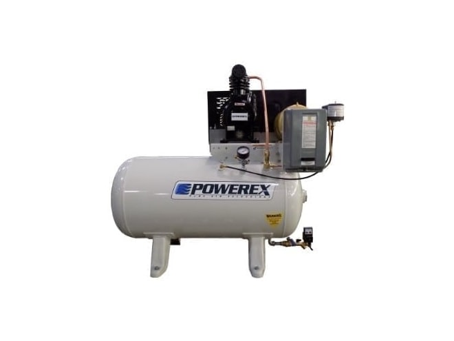 Powerex AS Simplex Climate Control Lubricated Reciprocating Air Compressor