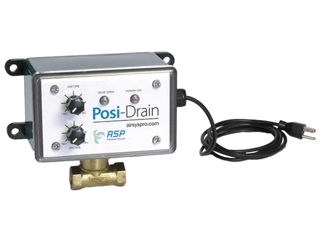 Air System Products Posi-Drain Series Timer Drain