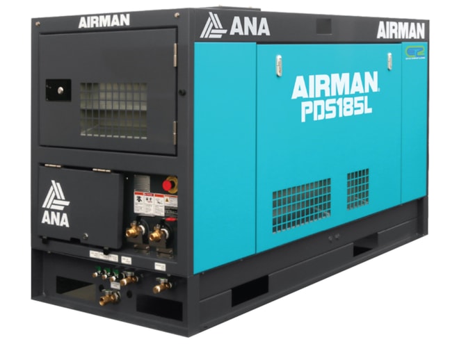 Airman PDS185L Portable Rotary Screw Air Compressor