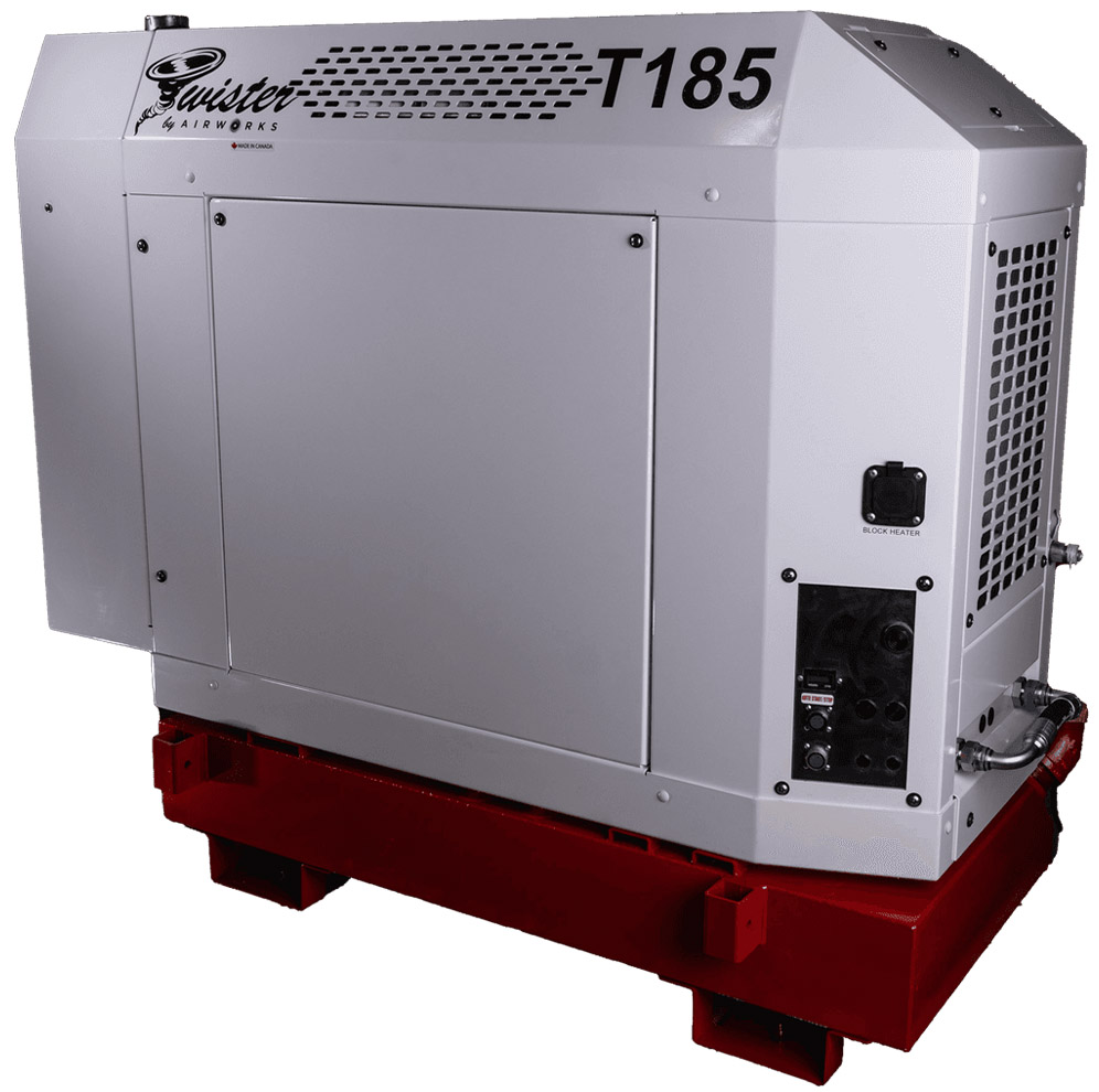 Airworks Twister EVO Series Diesel Powered Rotary Screw Air