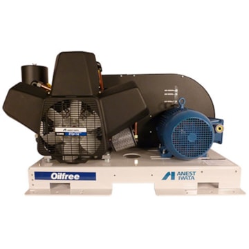 Anest Iwata Model OFB Oilless Piston Air Compressor