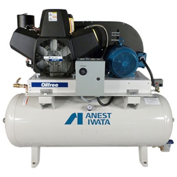 Anest Iwata Model OFT Oilless Piston Air Compressor