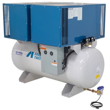 Anest Iwata Model OFTE Oilless Piston Air Compressor
