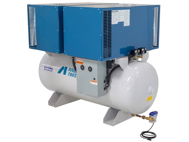 Anest Iwata Model OFTE Oilless Piston Air Compressor