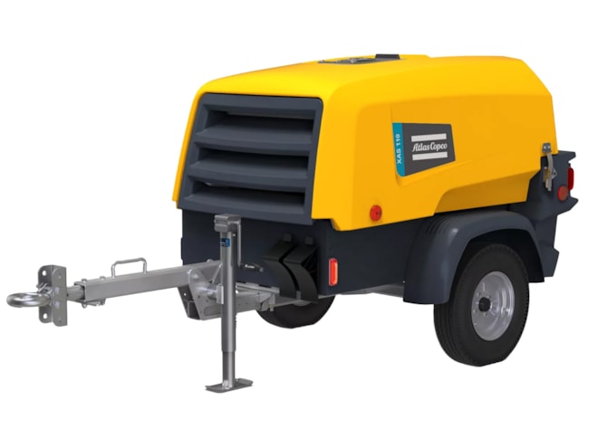 Atlas Copco XAS 110 KD Portable Rotary Screw Air Compressor