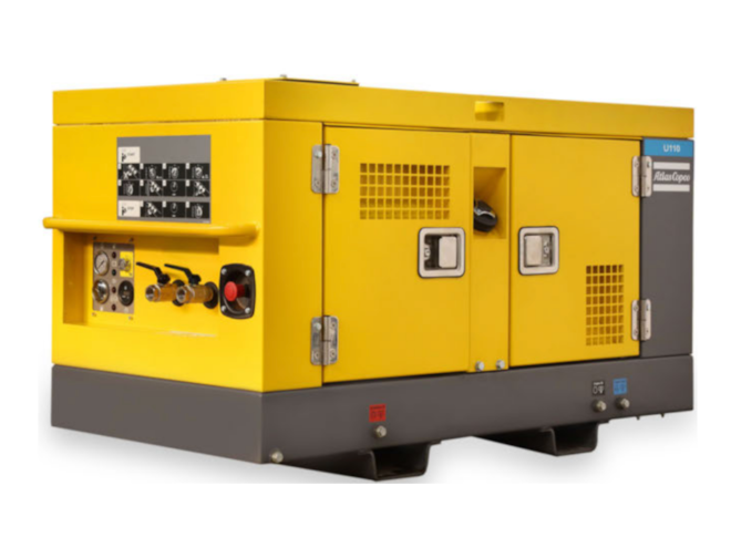 Atlas Copco U 110 KD WUX Portable Compressor
