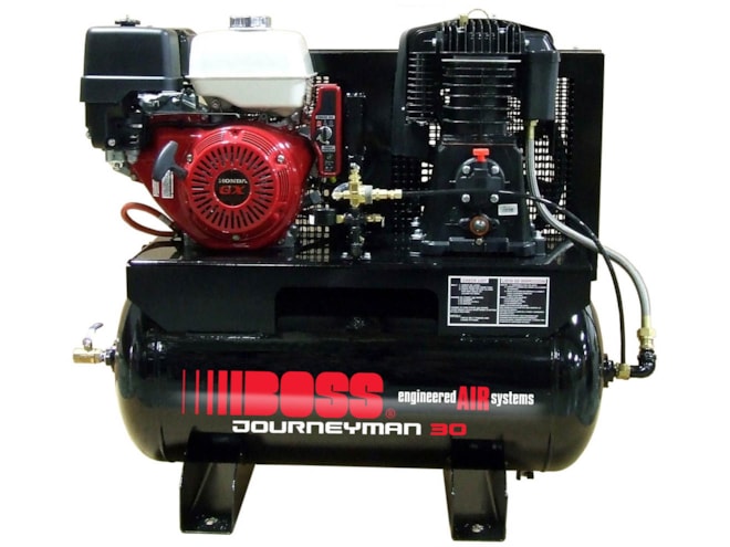 BOSS Industries Journeyman 30 Two Stage Piston Air Compressor | Gas ...