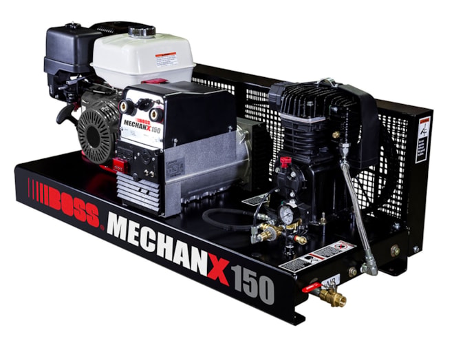 BOSS Industries MechanX Series Gas Powered Piston Air Compressor with ...
