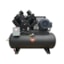 CAS Industrial Electric Stationary Piston Air Compressor - 25HP, horizontal
