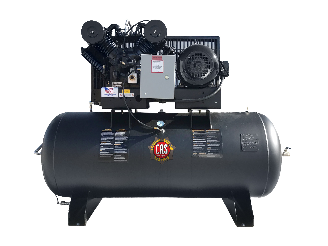 Compressed Air Systems Industrial Electric Stationary Piston Air Compressor