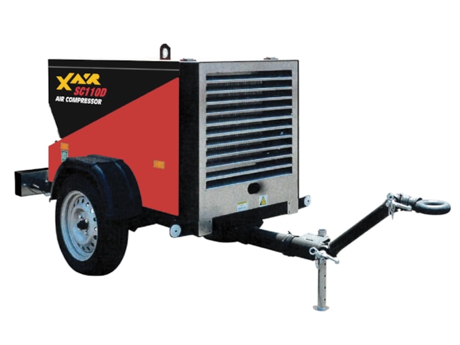CONX Equipment X Air Diesel Powered Rotary Screw Air Compressor