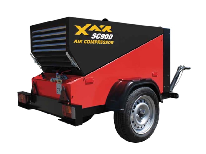 CONX Equipment X Air Diesel Powered Rotary Screw Air Compressor