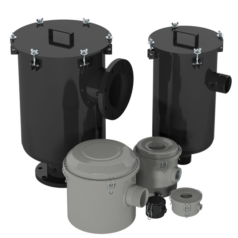 Solberg CSL Series, .37 - 12, Right Angle Inlet Vacuum Filters