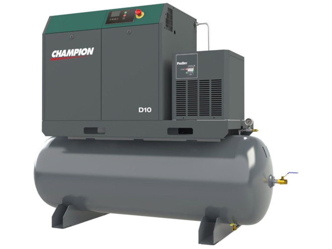 Champion D 30 HP Rotary Screw Air Compressor, 240 Gallon