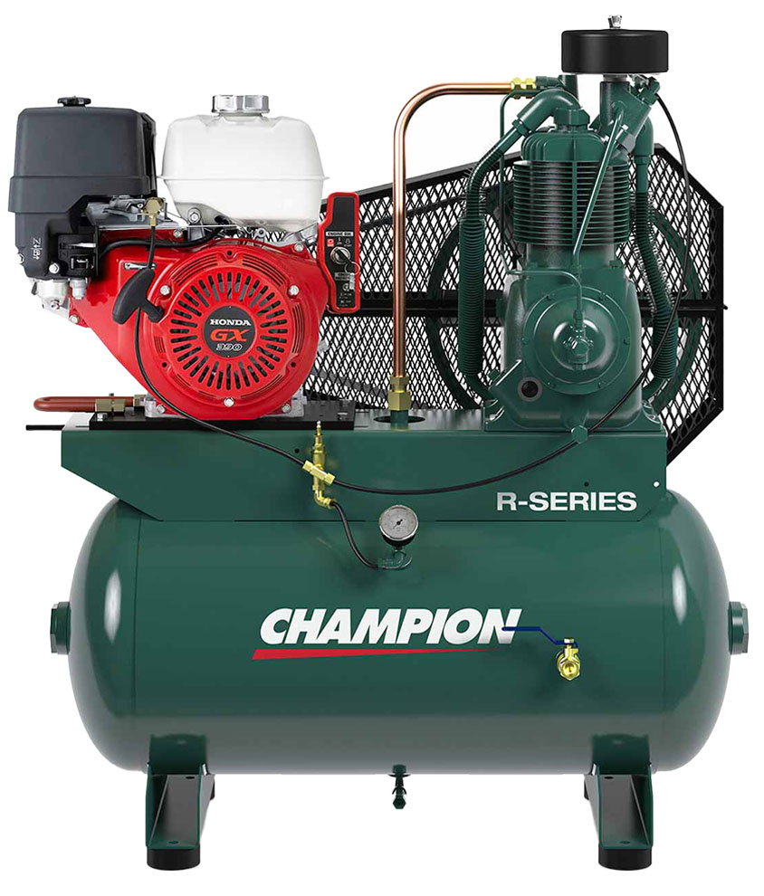 Champion R-Series Gas Powered Two Stage Piston Air Compressor
