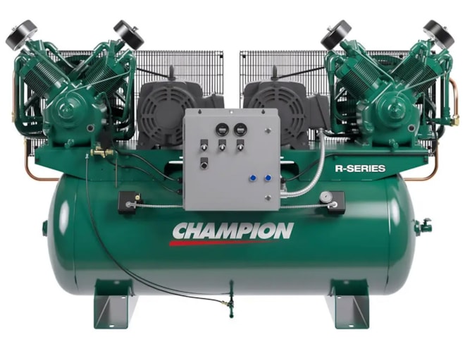 Champion R-Series Duplex Two Stage Piston Air Compressor