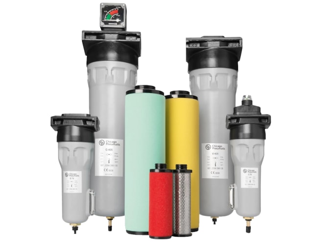Compact Compression Filter Chicago Pneumatic FS Particulate Industrial Compressor Filter ...