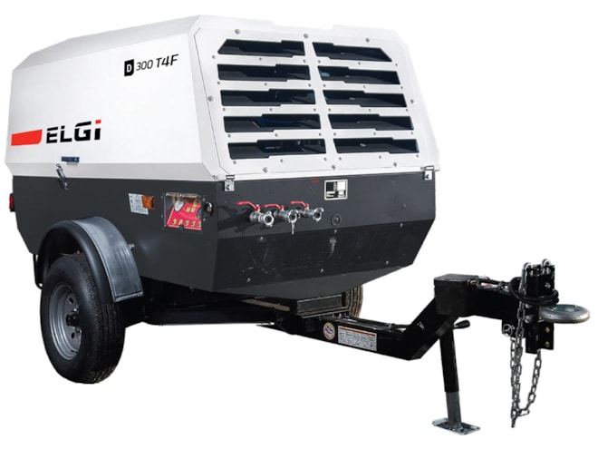 ELGi D300T4F, Portable Diesel Driven Rotary Screw Air Compressor