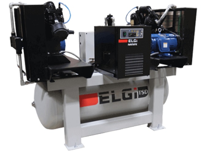 ELGi TSD Series Duplex Two-Stage Piston Air Compressor