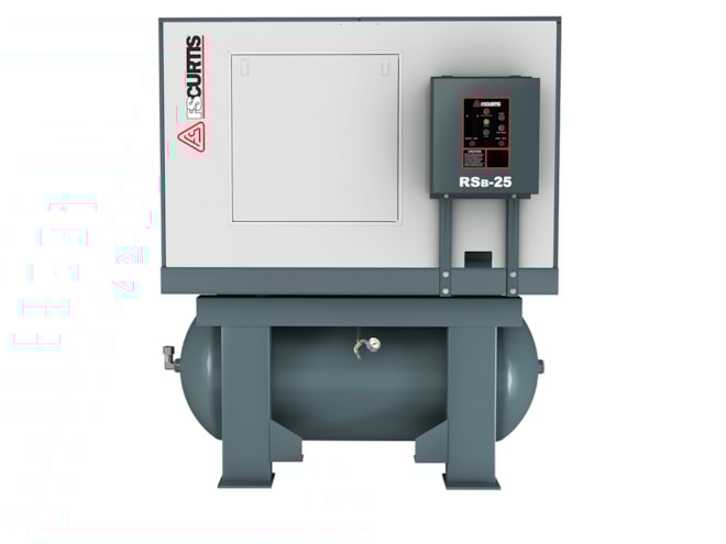 FS-Curtis RS Series 20 HP, 175 PSI, 460V Rotary Screw Air Compressor with Tank