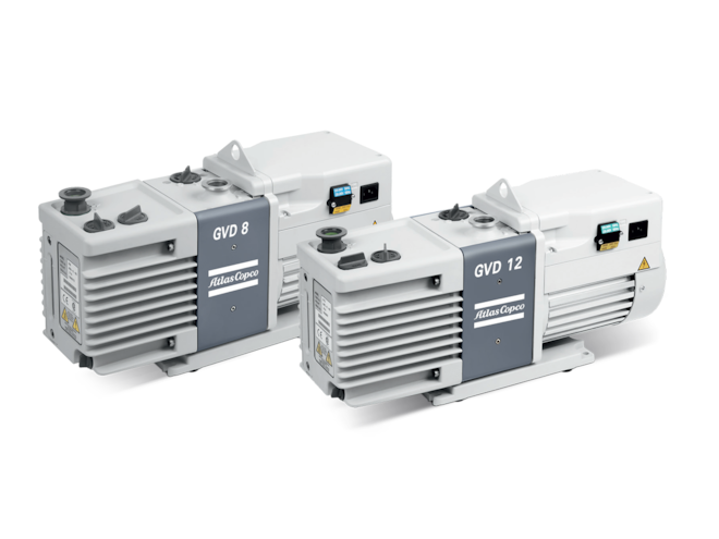 Atlas Copco GVD Series Two-Stage Oil-Sealed Rotary Vane Vacuum Pumps