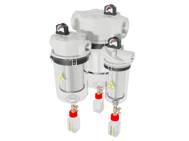 Solberg HV Series, 1 to 4, Medical Vacuum Filters