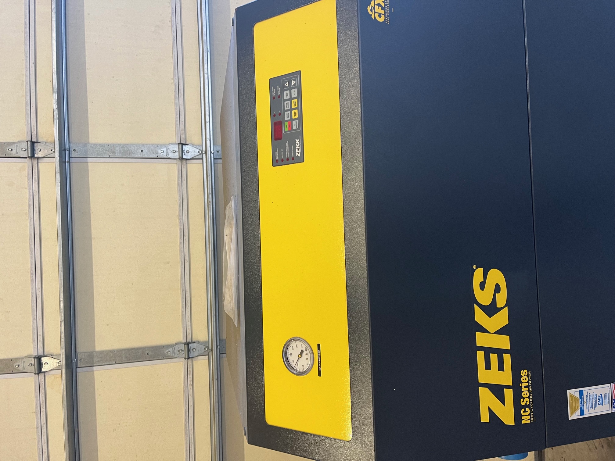 ZEKS 500NCEA400, 500 CFM Refrigerated Air Dryer, 460/3/60