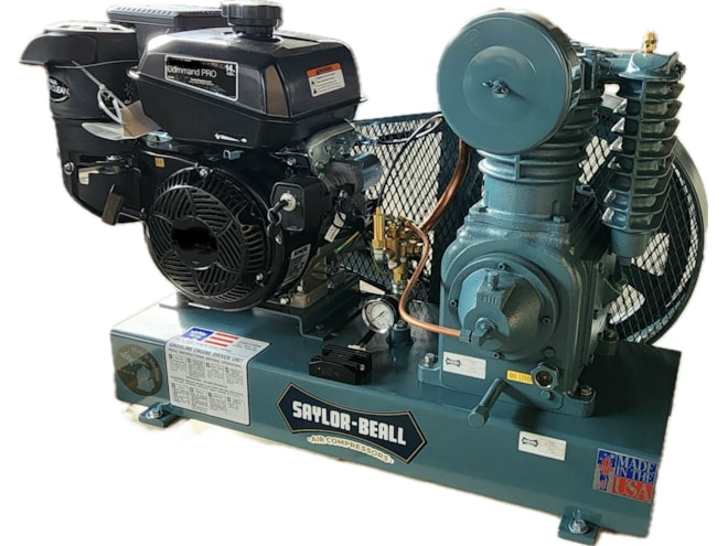 Saylor-Beall ULB-705-G Gas Powered Two Stage Piston Air Compressor