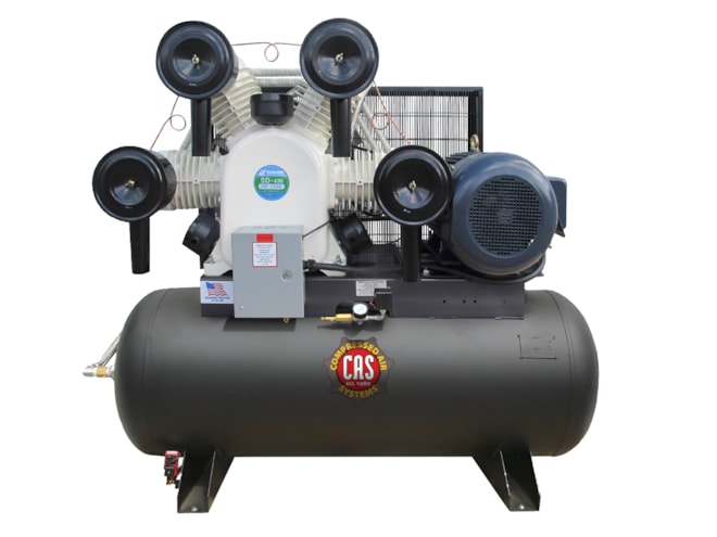 Compressed Air Systems Industrial Stationary Oilless Piston Air Compressor