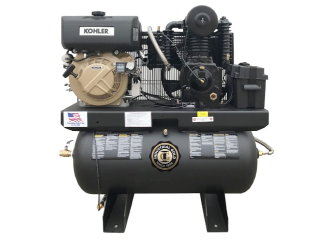 Industrial Gold Diesel Driven Two Stage Piston Air Compressor