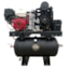 Industrial Gold Gas Powered Two Stage Piston Air Compressor - Honda Engine