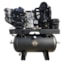 Industrial Gold Gas Powered Two Stage Piston Air Compressor - Kohler Engine