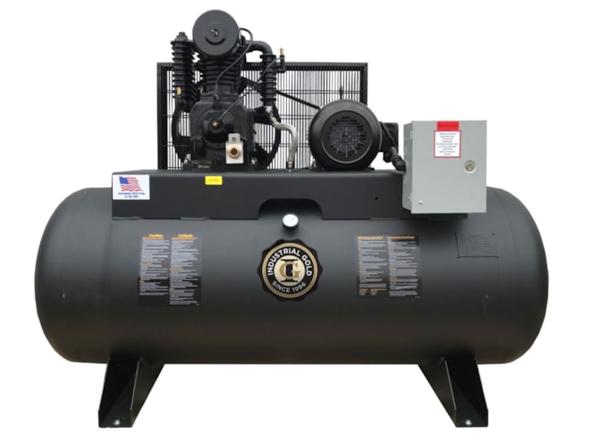 Industrial Gold Industrial Series Two-Stage Piston Air Compressor