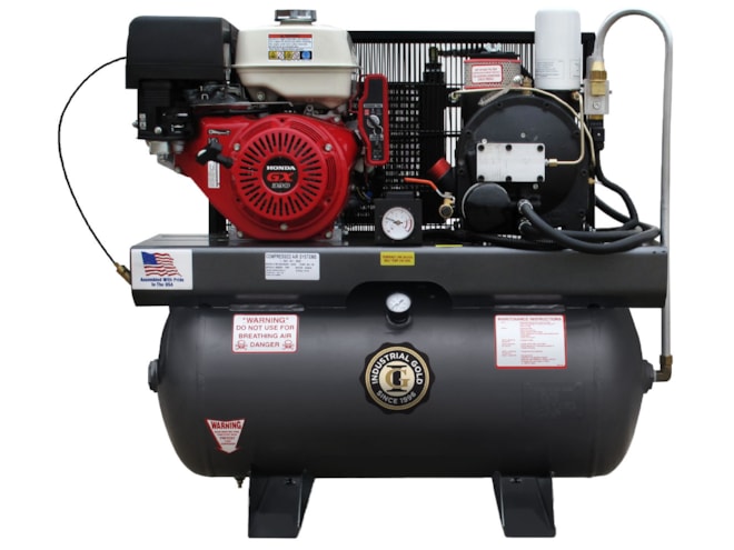 Industrial Gold RS Series Gas Powered Rotary Screw Air Compressor
