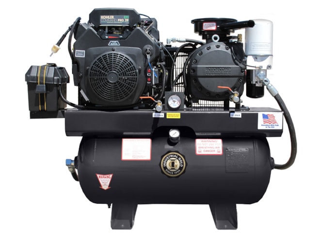 Industrial Gold RS Series Diesel Powered Rotary Screw Air Compressor