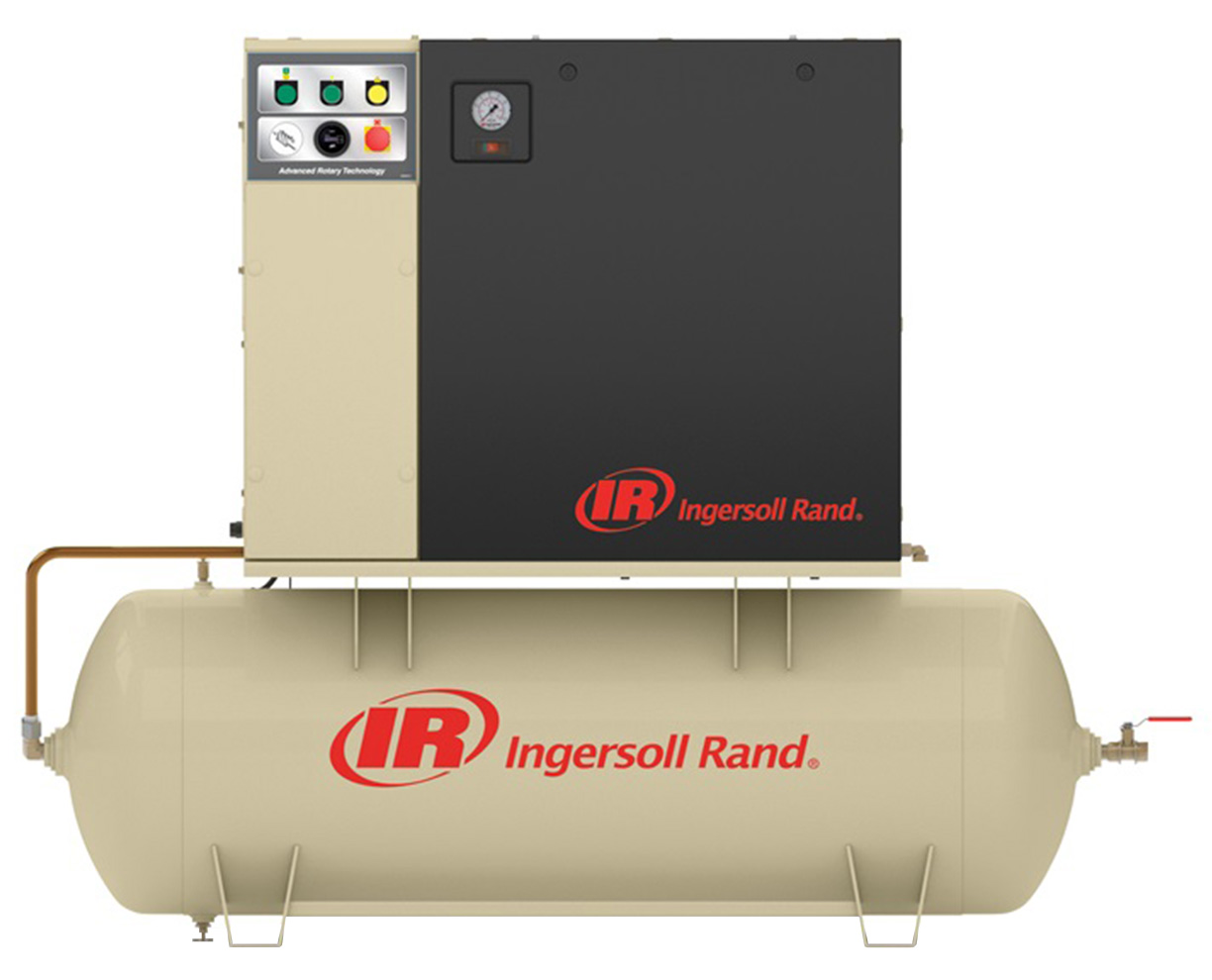 Ingersoll Rand UP6-15c-125, 575V Rotary Screw Air Compressor with 120 Gal  Tank