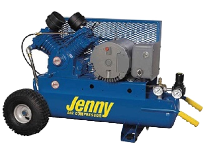 Jenny Two Stage Electric Powered Portable Air Compressor